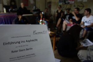 Bericht: Workshop zu Asylrecht – Roter Stern Berlin