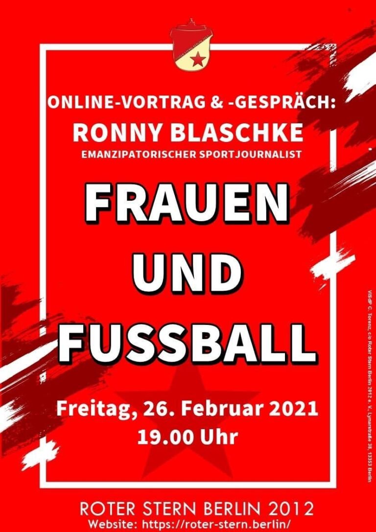 Frauen und Fußball am 26.02.2021 – Roter Stern Berlin