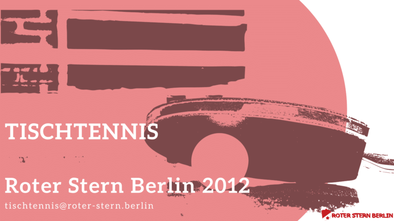 Tischtennis Digital Allgemein1 – Roter Stern Berlin