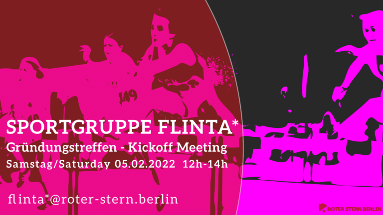 FLINTAKickoff – Roter Stern Berlin