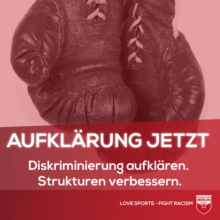 Rassistische Vorwürfe bei Berliner Box-Meisterschaft – Roter Stern fordert weiterhin Aufklärung und klare Standards – Roter Stern Berlin